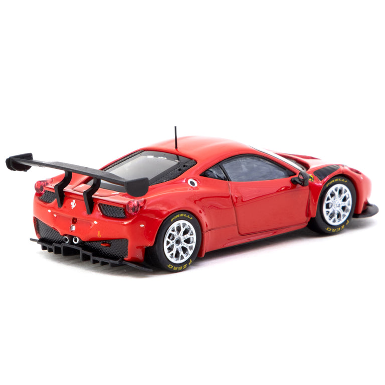 IXO Models Tarmac Works Road64 Scale 1:64 Premium Diecast Car Model with Acrylic Case - Ferrari 458 Italia GT3