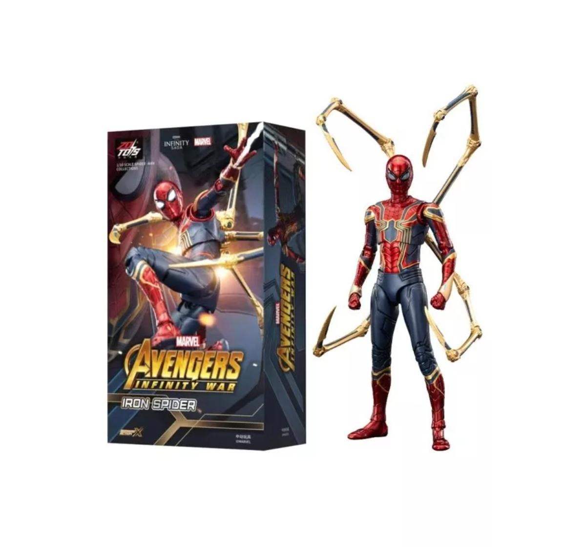 Marvel Avengers Infinity War Iron Spider Action Figure – 1/10 Scale Collectible ZD Toys Figure