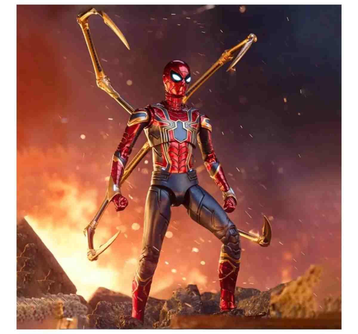 Marvel Avengers Infinity War Iron Spider Action Figure – 1/10 Scale Collectible ZD Toys Figure