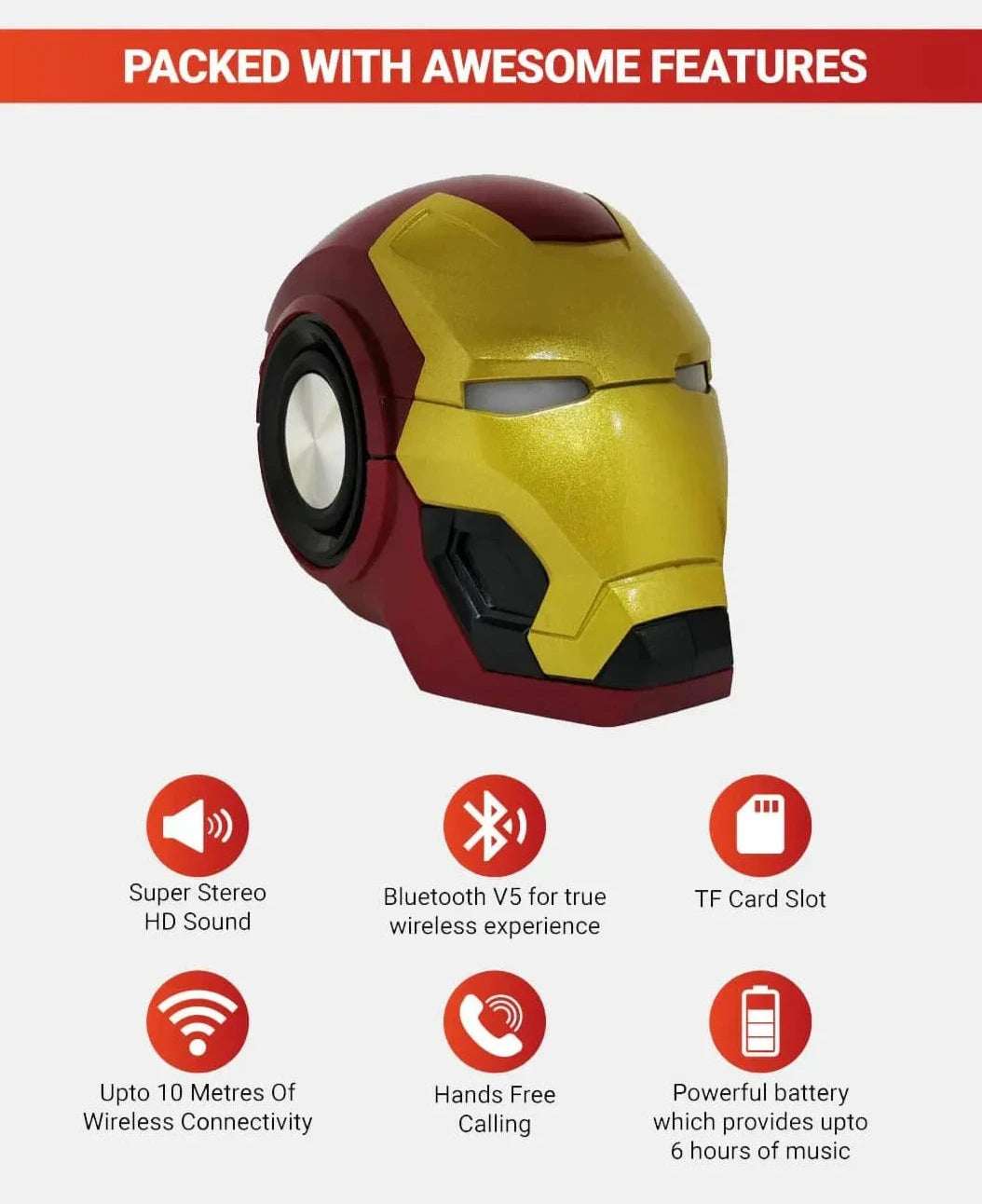 Iron Man Wireless Bluetooth Speaker