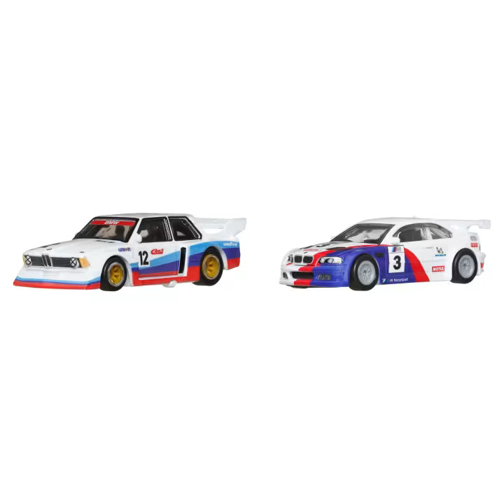 Hot Wheels premium 1/64 Car Culture Team Transport 2024 (HBl96-9C6F) - Hot Wheels Premium Car Culture Bmw Race Cars 2-Pack, 1:64 Scale Toy Cars For The Adult Collector