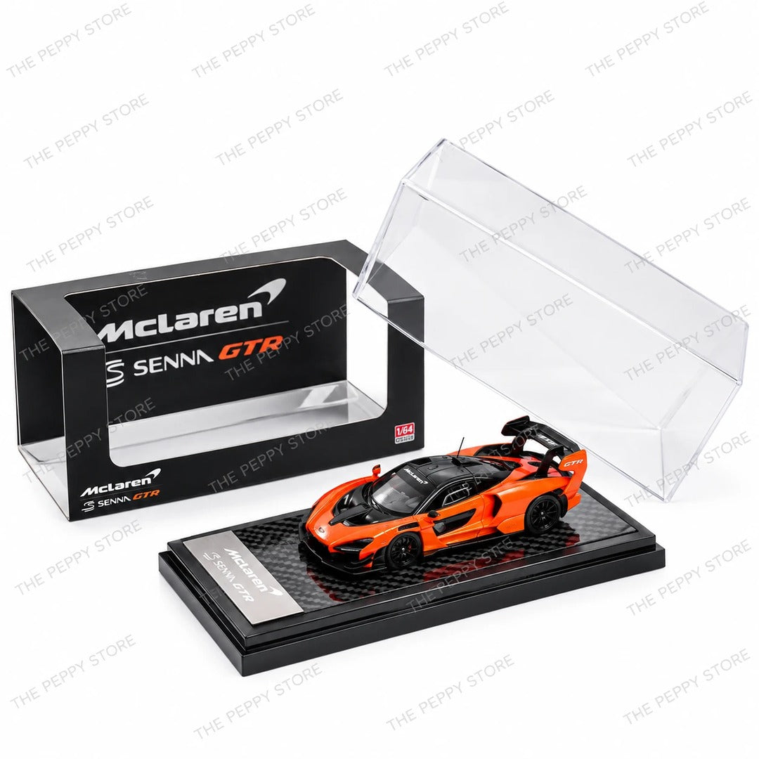 LCD Models McLaren Senna GTR 1:64 diecast model car with packaging box