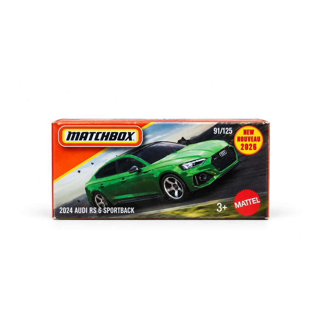 Matchbox Imported 2024 Audi RS 6 Sportback 1:64 Diecast Model Car