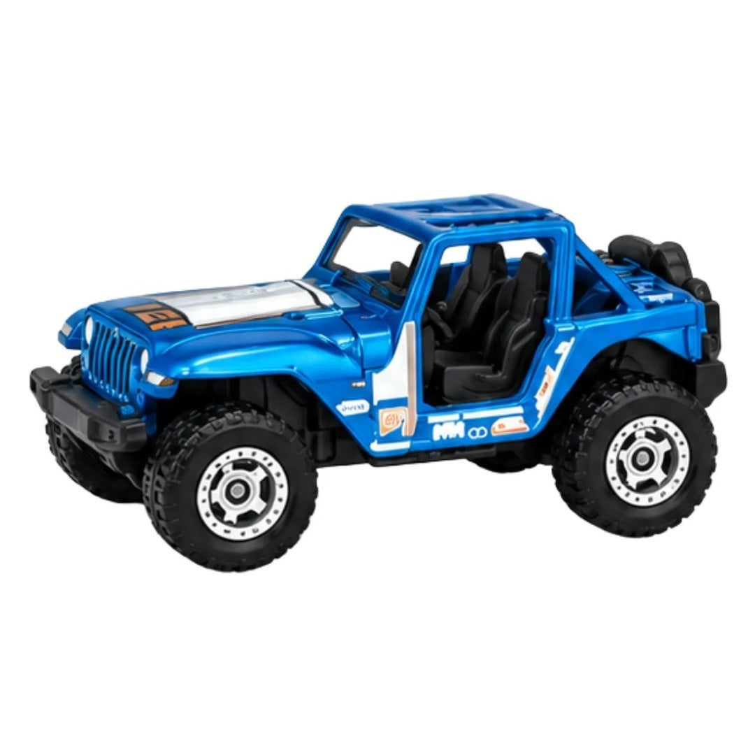 Matchbox MBX Adventure IV blue Jeep Wrangler