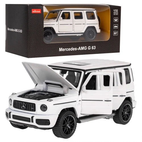 Rastar Scale 1 : 32 Mercedes Benz AMG G 63 Diecast Scale Model - White