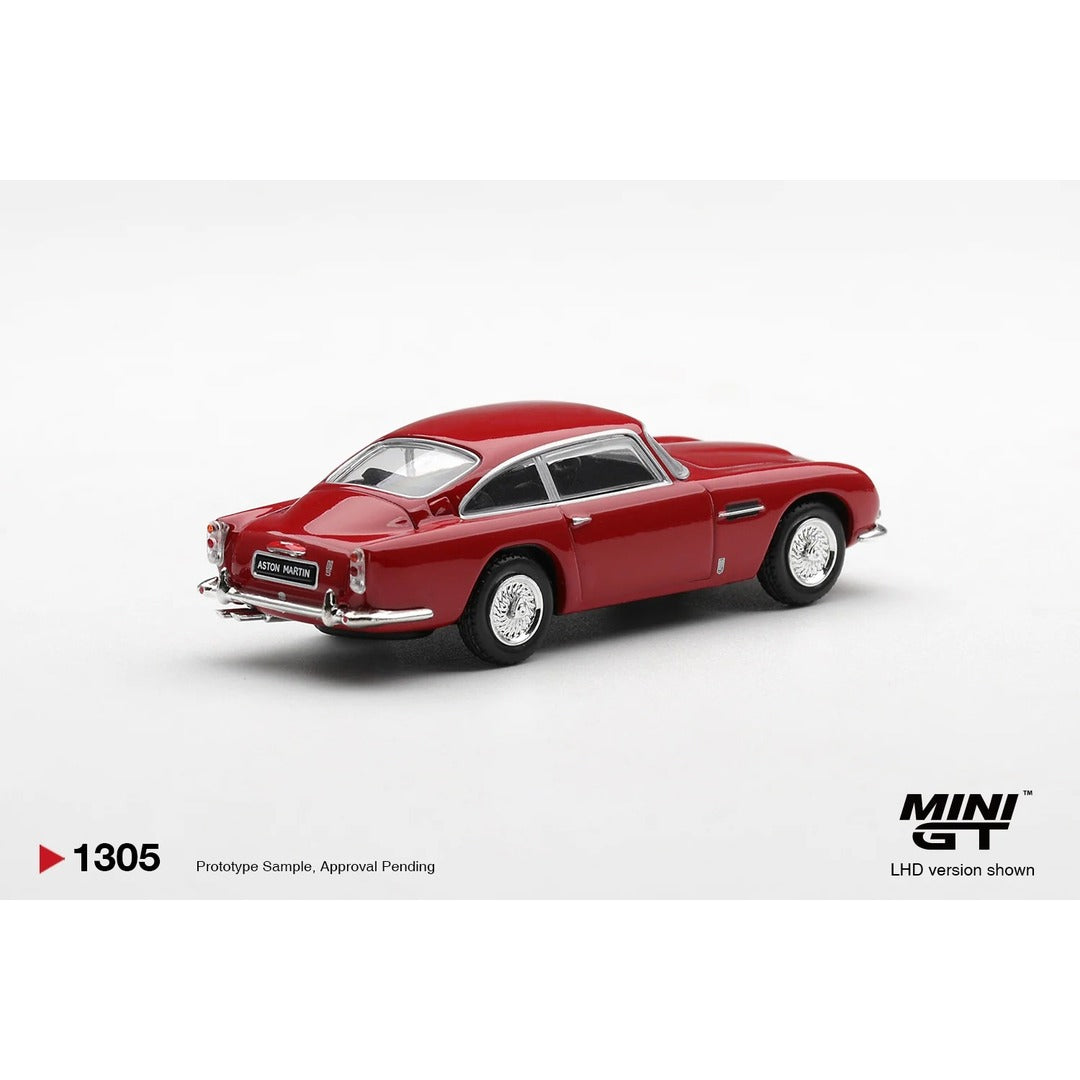 MINI GT #1305 Aston Martin DB5 Fiesta Red 1:64 Diecast Model Car