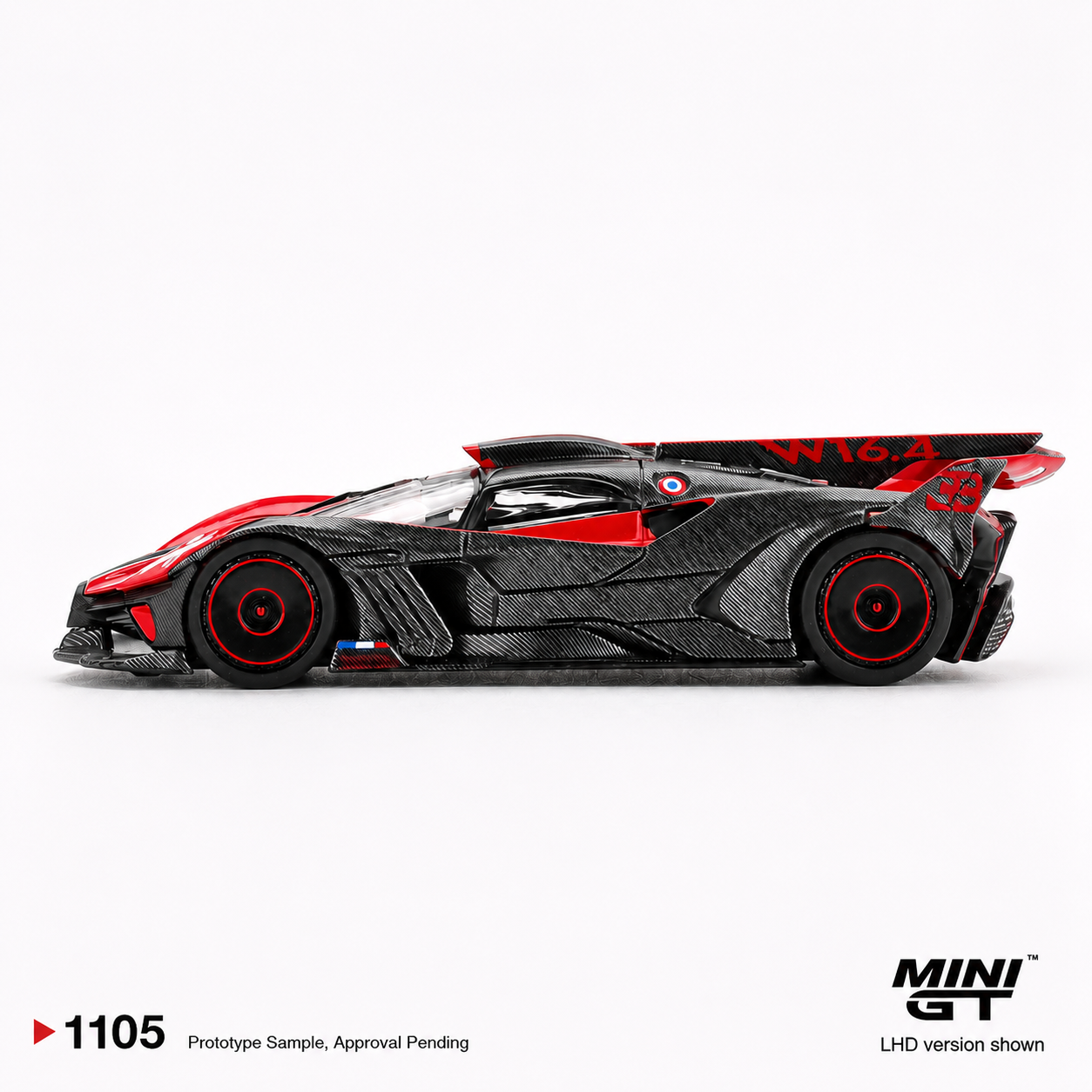 Bugatti Bolide MINI GT 1:64 Scale Diecast Model Car