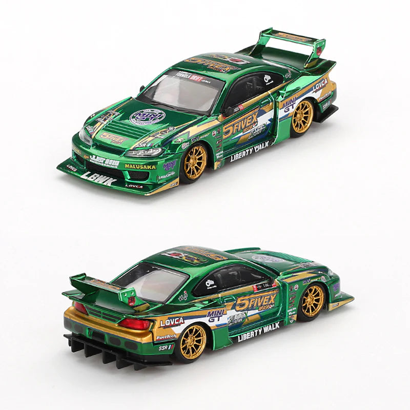 Mini GT Nissan Silvia (S 15)LB super silhouette LBWK 2024 Fausto Racing 858