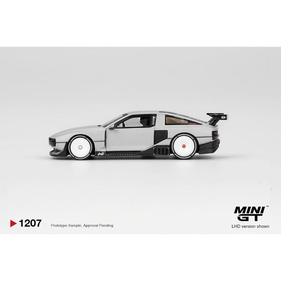 MINI GT Hyundai N Vision 74 Silver side profile view