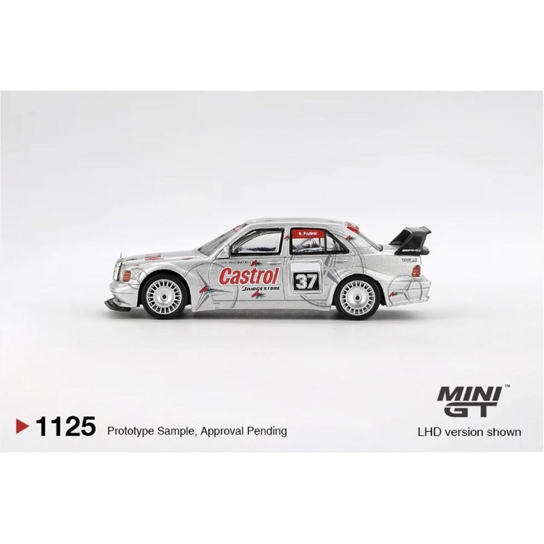 Mini GT #1125 Mercedes-Benz 190E 2.5-16 Evolution II #37 - side view