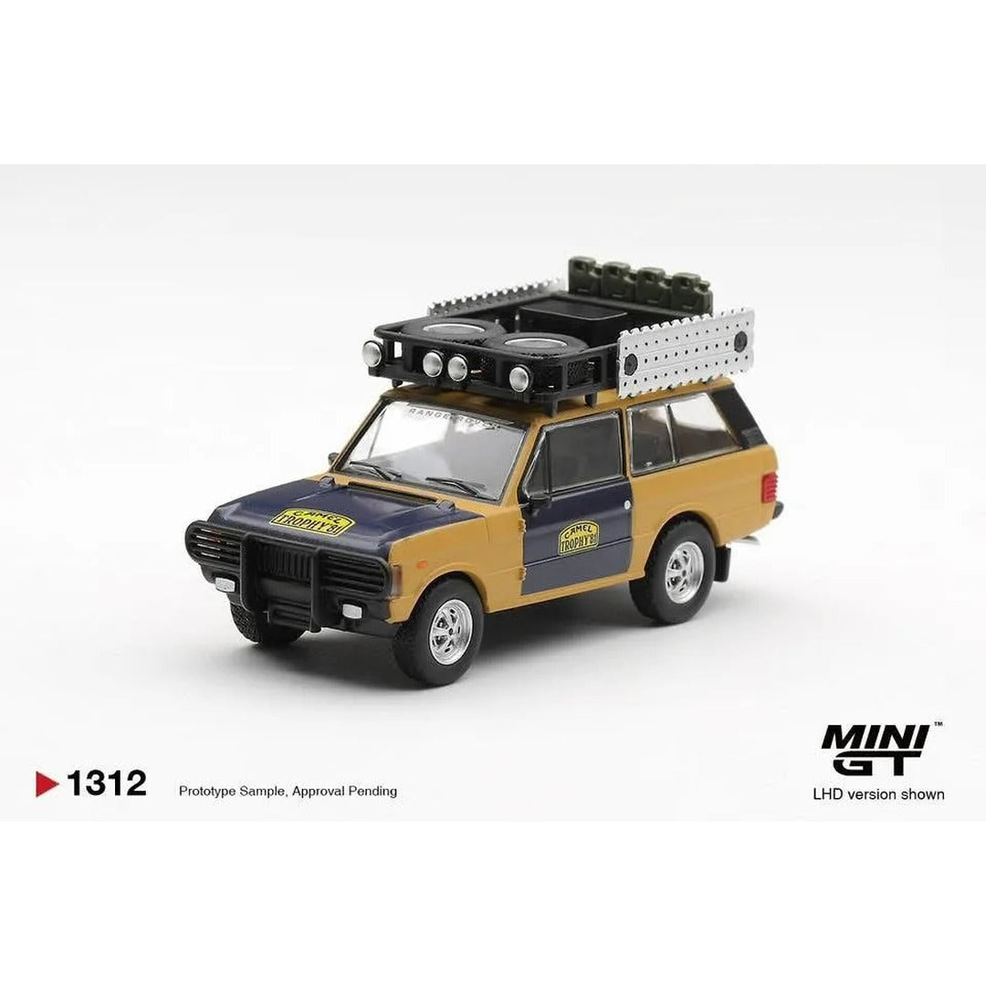 Mini GT #1312 Range Rover 1981 Camel Trophy H.Fischer & W.Bays