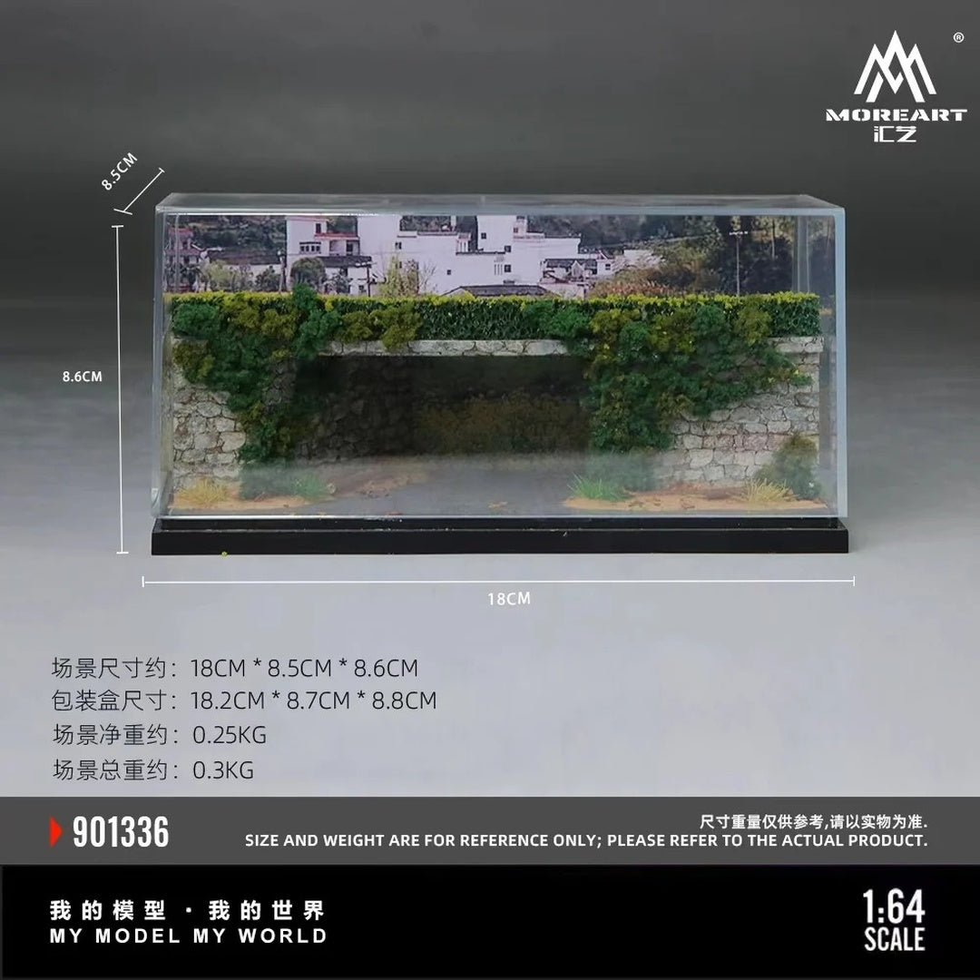 MoreArt 901336 Stone Tunnel Diorama Scene with Figures 1:64 Scale