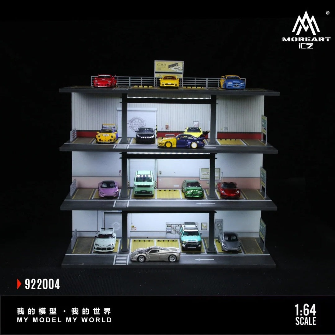 MoreArt 922004 Multi-Level Parking Garage Diorama 1:64 Scale