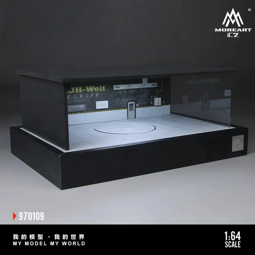 MoreArt 970109 RWB Turntable Scene Diorama Display Case 1:64 Scale