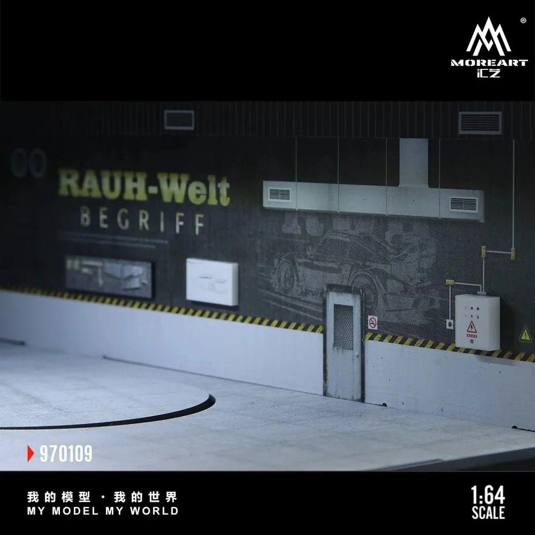 MoreArt 970109 RWB Turntable Scene Diorama Display Case 1:64 Scale