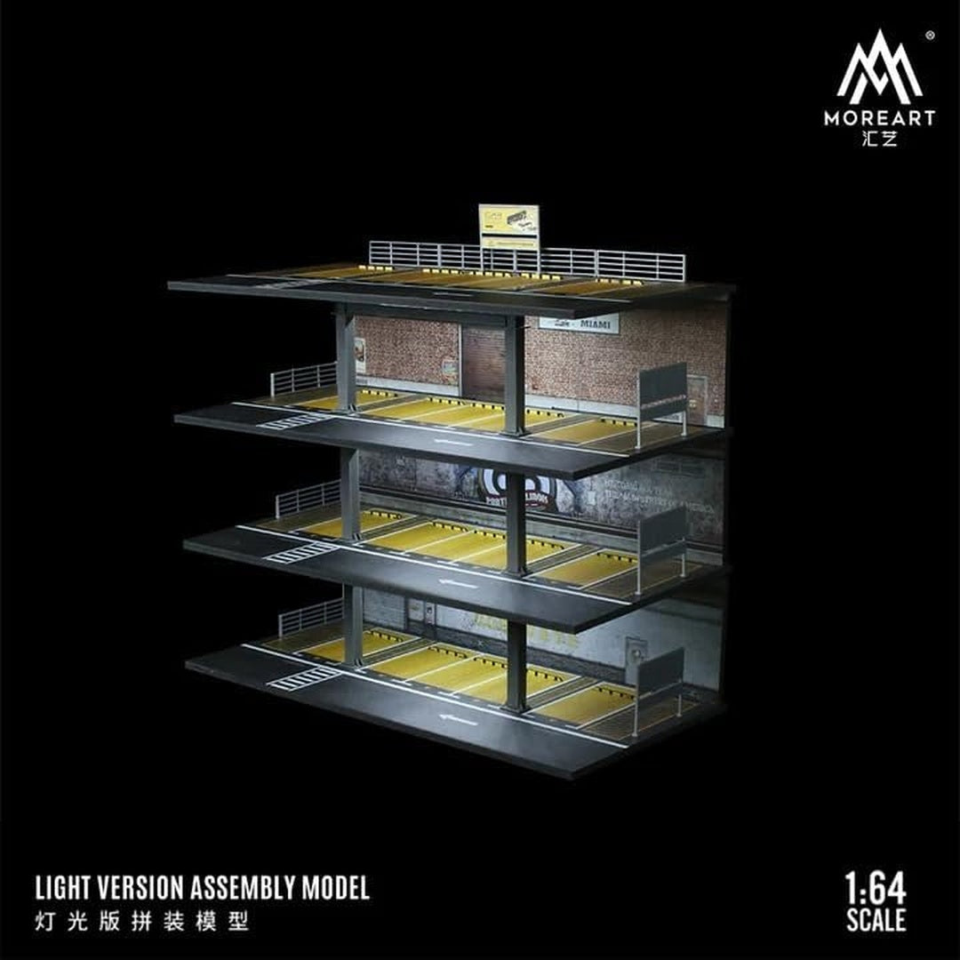 MoreArt 922004 Multi-Level Parking Garage Diorama 1:64 Scale