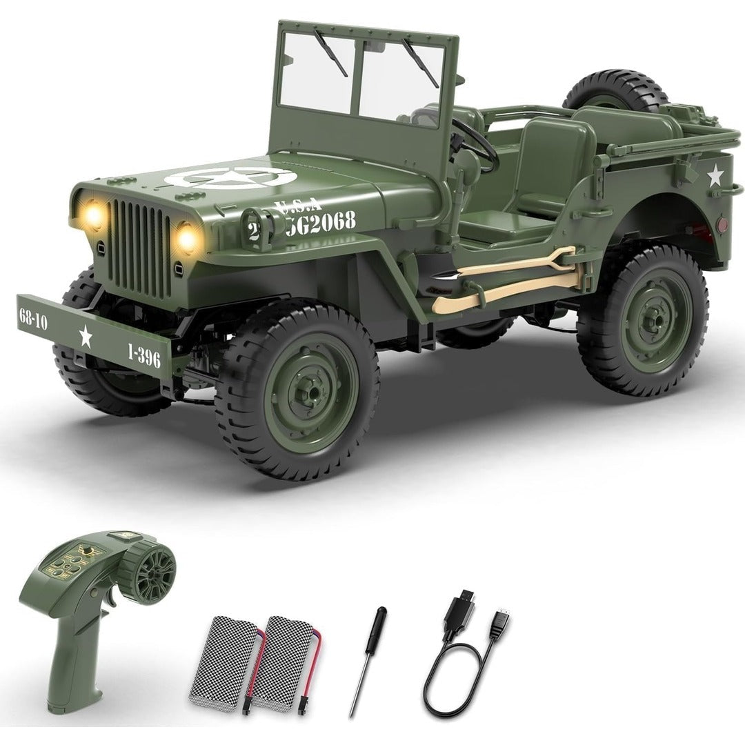RC Military Jeep Willys off-road remote control car