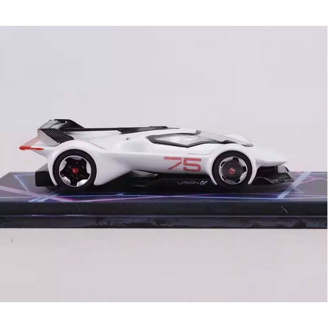 LMF Ferrari Vision Gran Turismo White side profile view