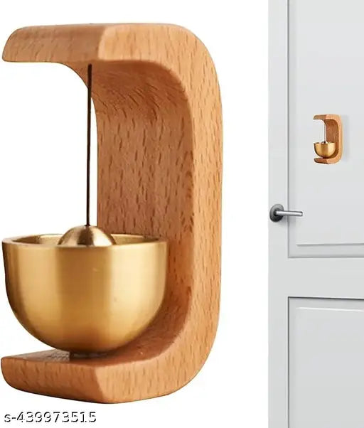 Wooden Magnetic Doorbell Wind Chime
