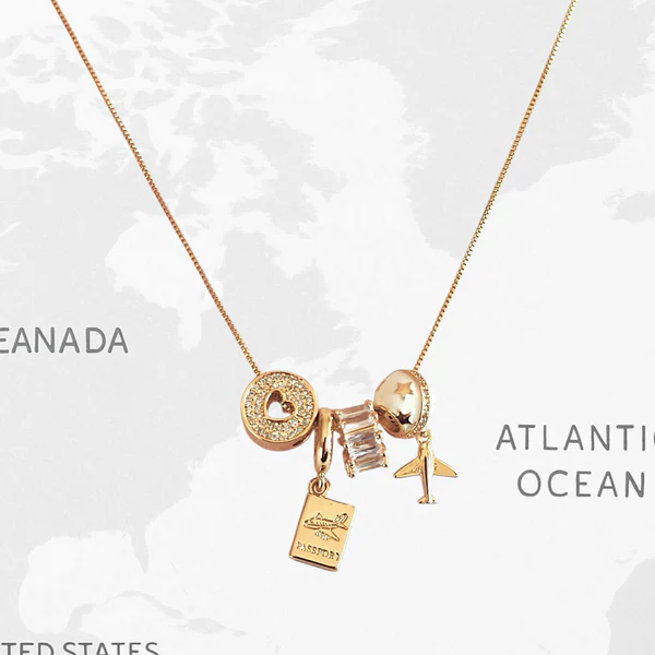 Wanderlove Charm Necklace