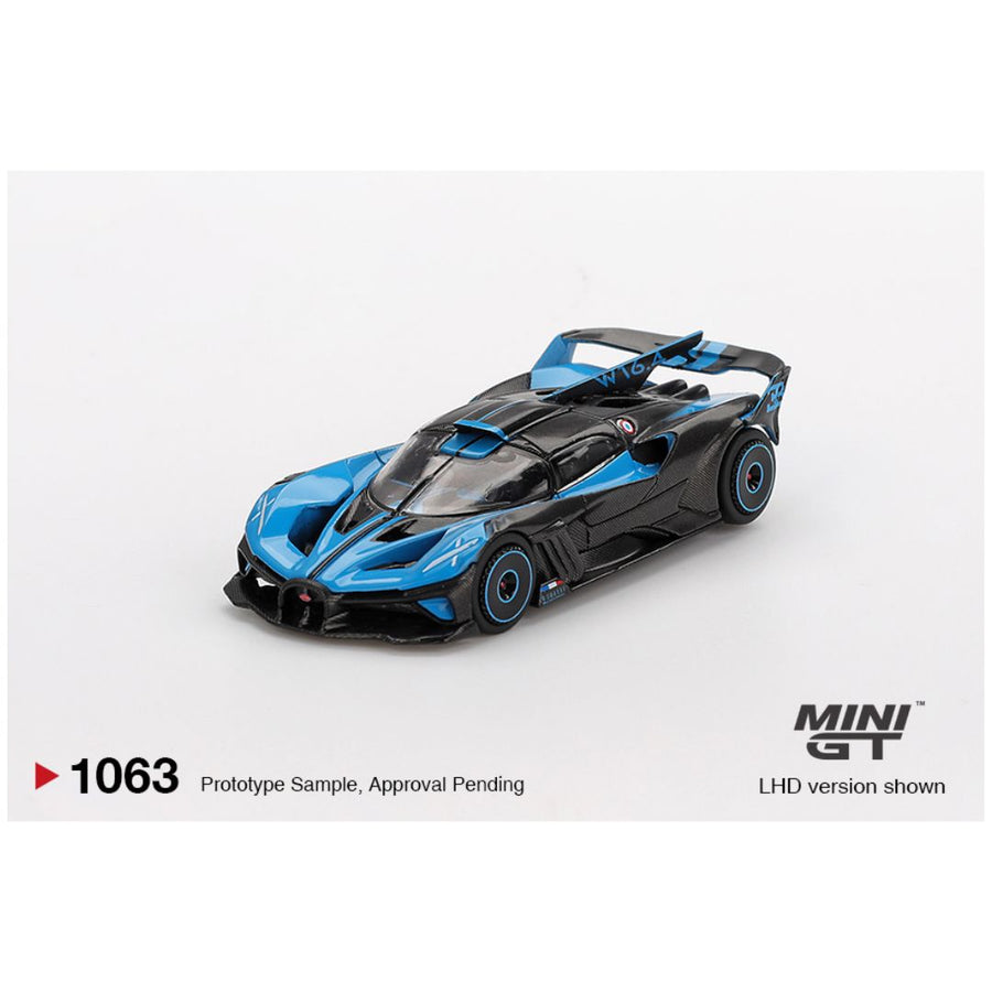 MINI GT 1063 – Bugatti Bolide Presentation