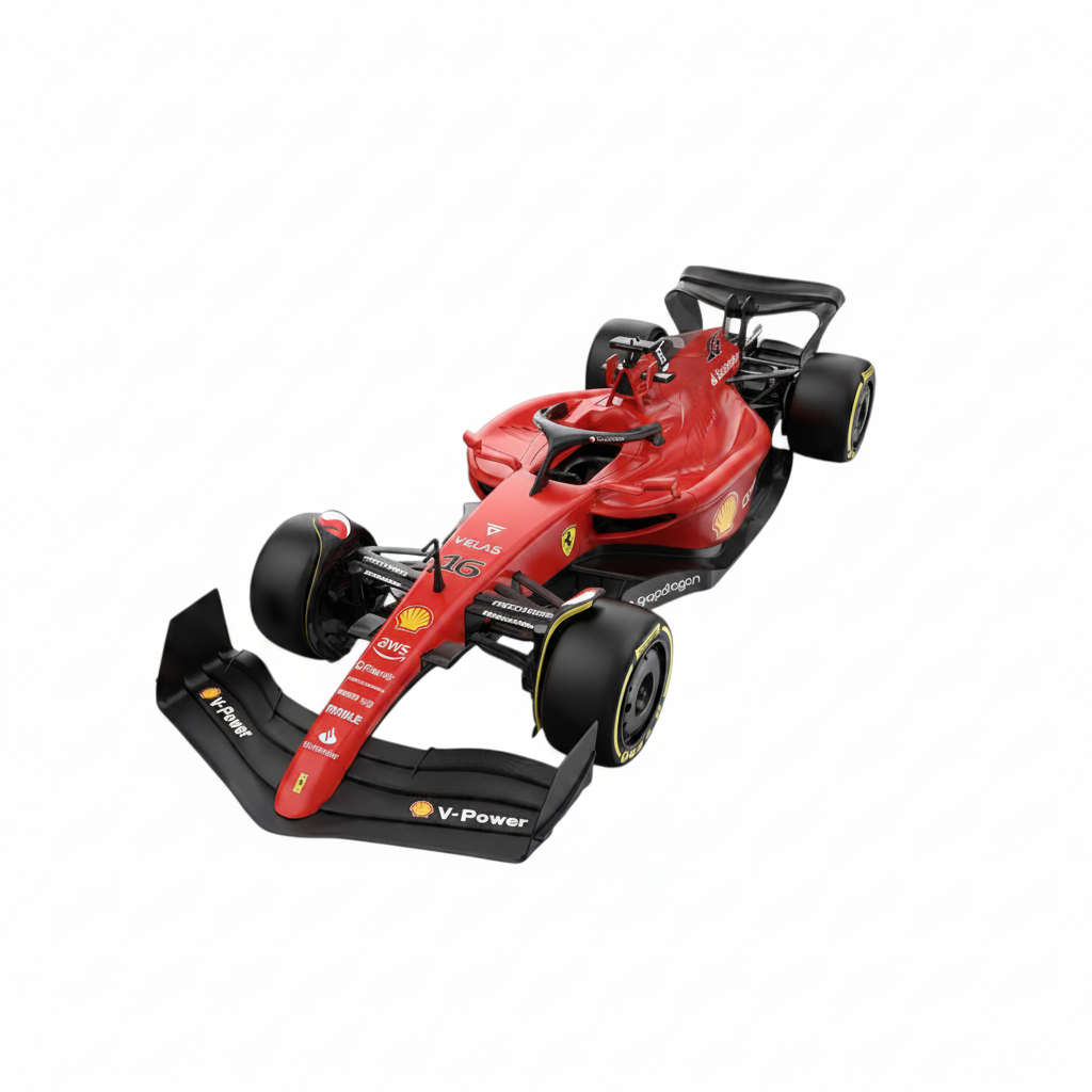 Rastar Official Licensed Ferrari F1-75 Formula 1 RC Car 1:12 Scale Remote Control Racing Car Charles Leclerc Number 16