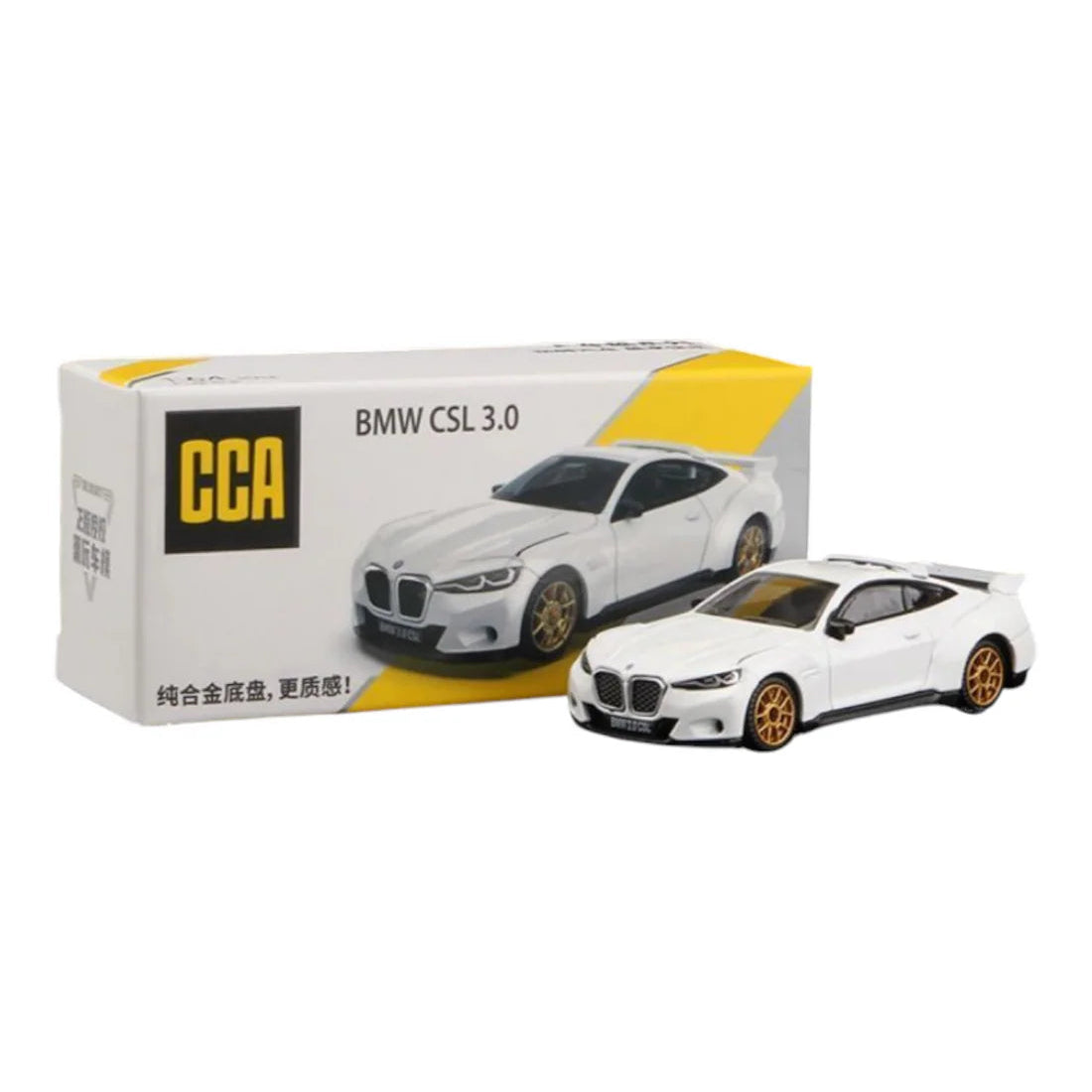 Scale 1 :64 CCA BMW CSL 3.0 With Acrylic Case