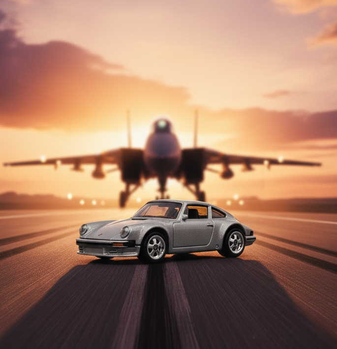 Hot Wheels 2025 Premium 1:64 Top Gun Maverick - '71 Porsche 911 - Pop Culture