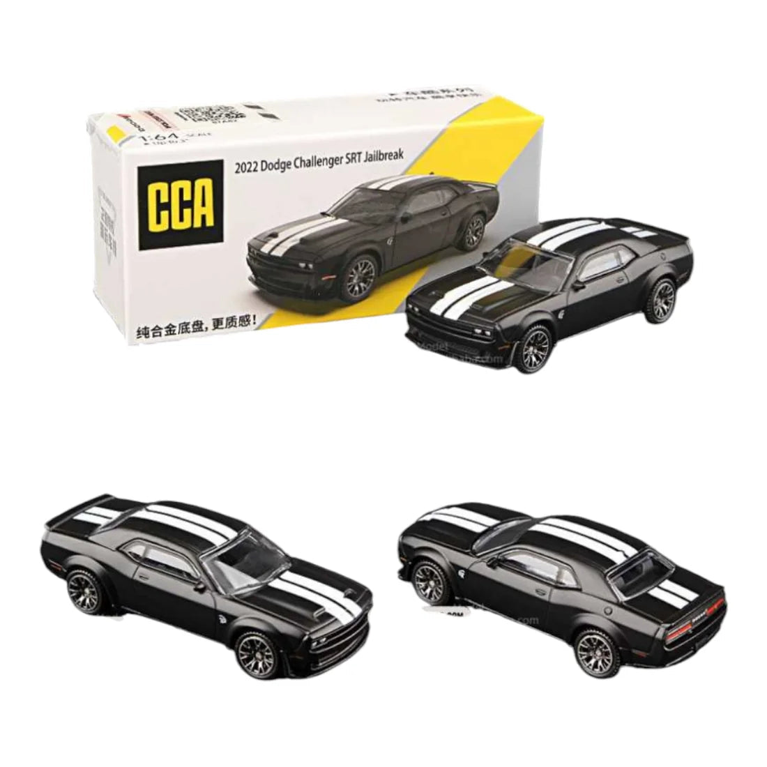 Scale 1 : 64 CCA 2022 Dodge Challenger SRT Jailbreak Diecast Metal Model Car