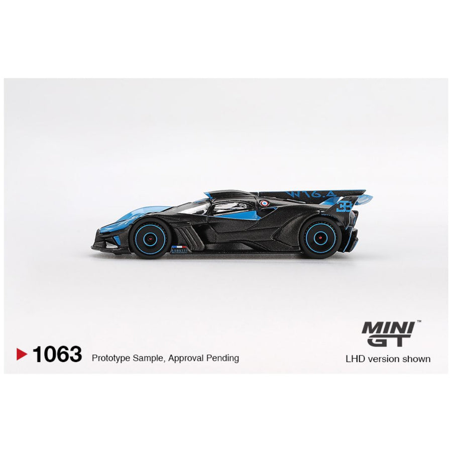MINI GT 1063 – Bugatti Bolide Presentation