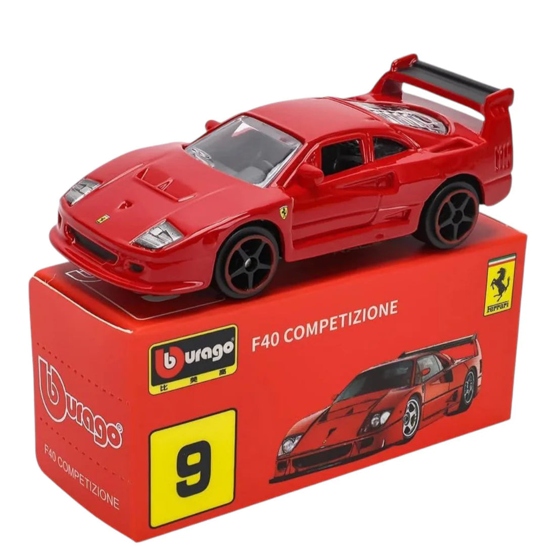 Official Bburago F40 Competizione - 1 : 64 Diecast Scale Model
