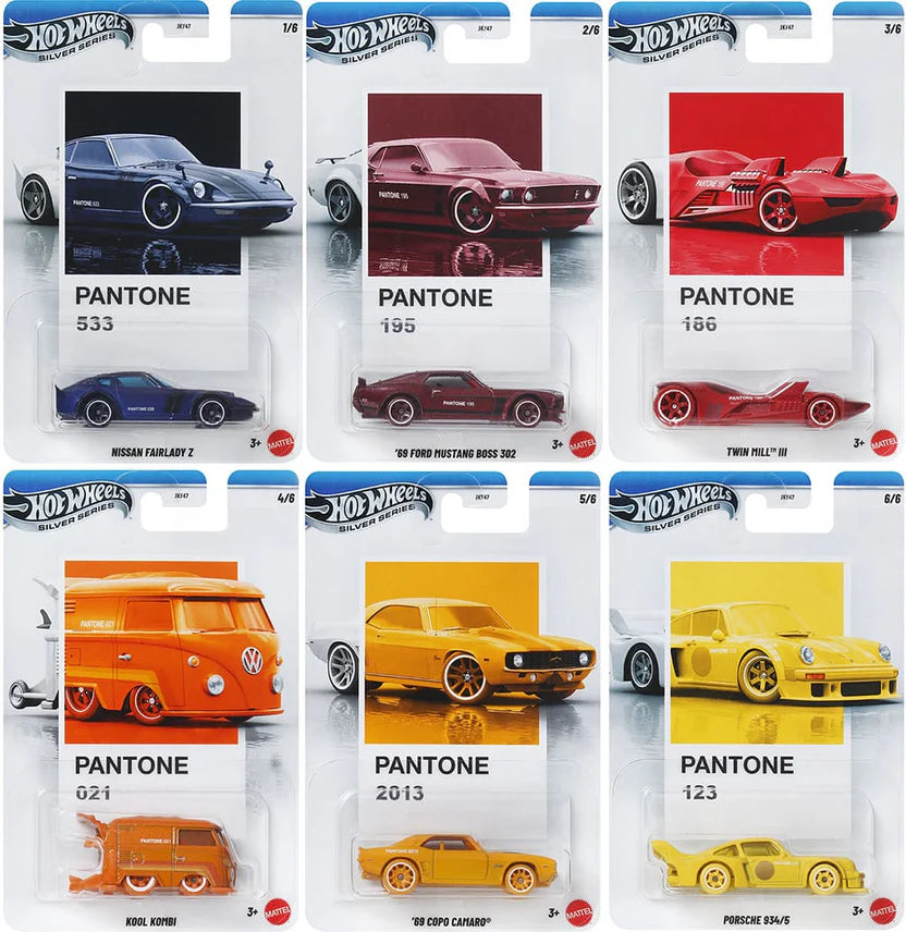 Hot Wheels 2026 Silver Series Pantone Sunset Race A Assortment - Set of 10