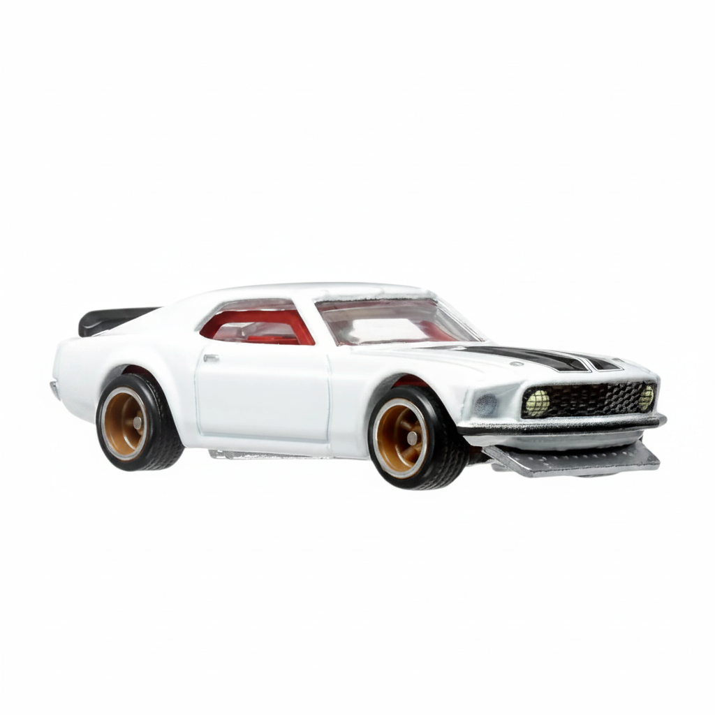 Hot Wheels Premium Fast & Furious 1969 Ford Mustang Boss 302 Die-Cast Car | Metal/Metal | Real Riders | 1:64 Scale