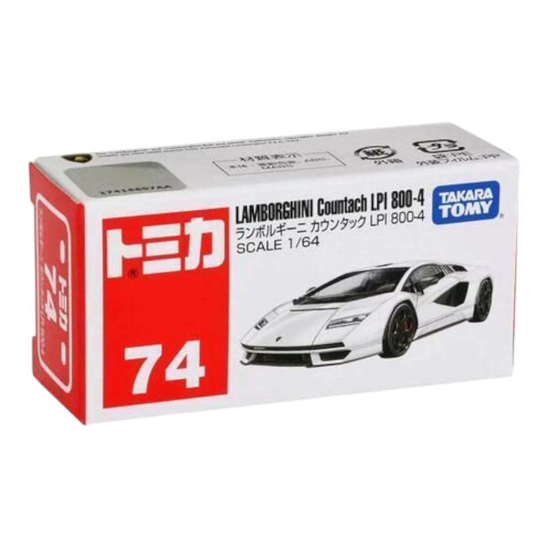 Takara Tomy Tomica Scale 1 : 64 - 74 Lamborghini Countach LPI 800-4