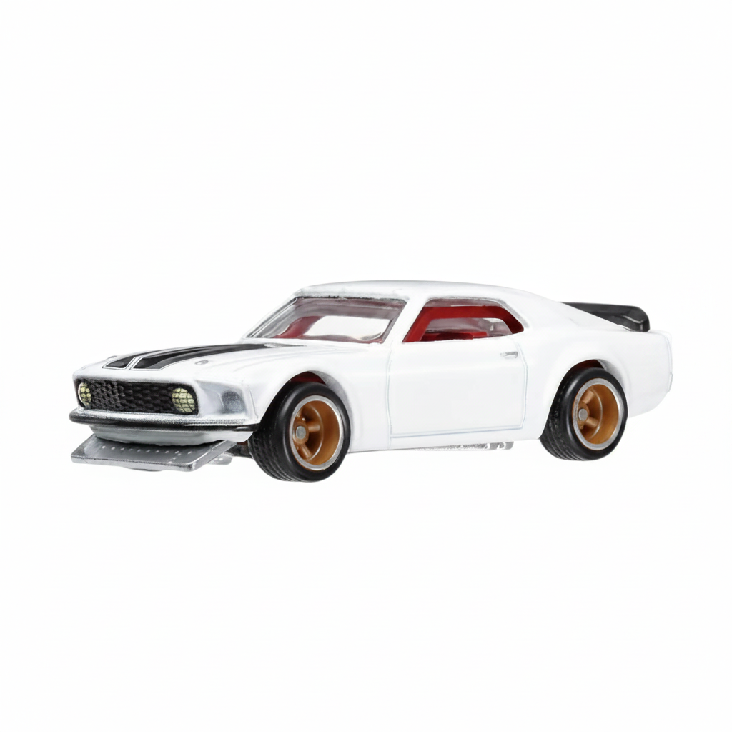 Hot Wheels Premium Fast & Furious 1969 Ford Mustang Boss 302 Die-Cast Car | Metal/Metal | Real Riders | 1:64 Scale