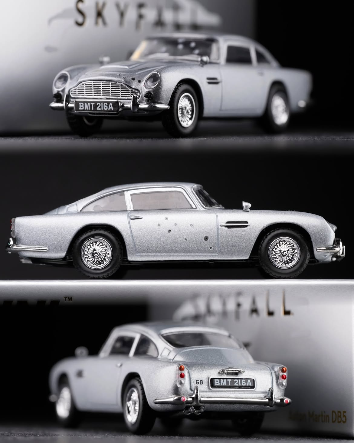 Mini GT Aston Martin DB5 Skyfall 007 James Bond 1:64 Diecast Model Car 913