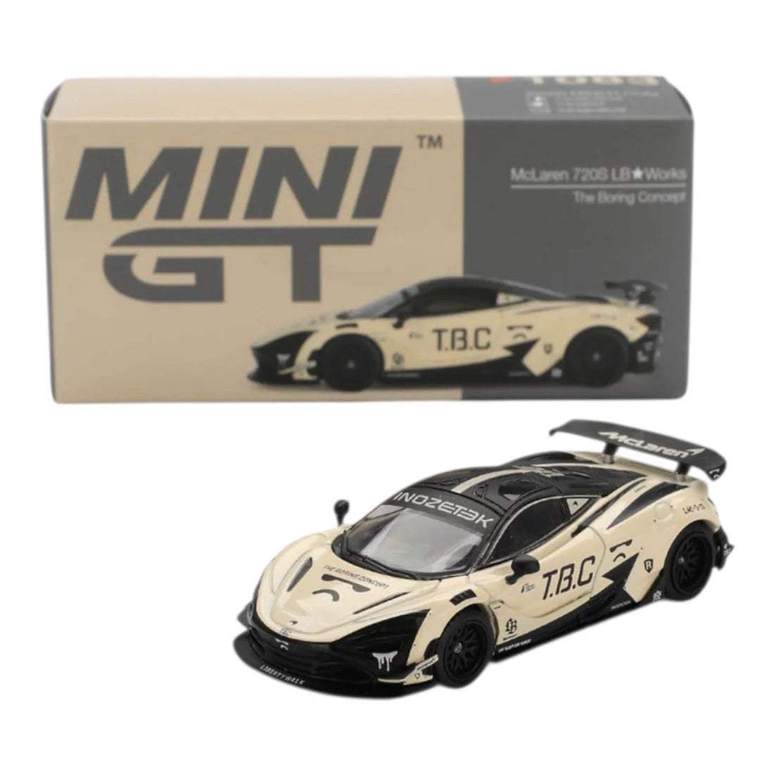 Mini GT Imported Code 1083 - McLaren 720S LB Works The Boring Concept