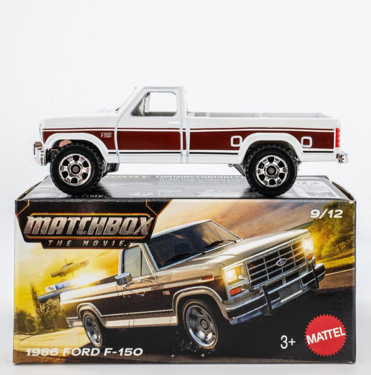 Matchbox Imported Apple TvThe Movie 1986 Ford F-150 1:64 Diecast Model Car