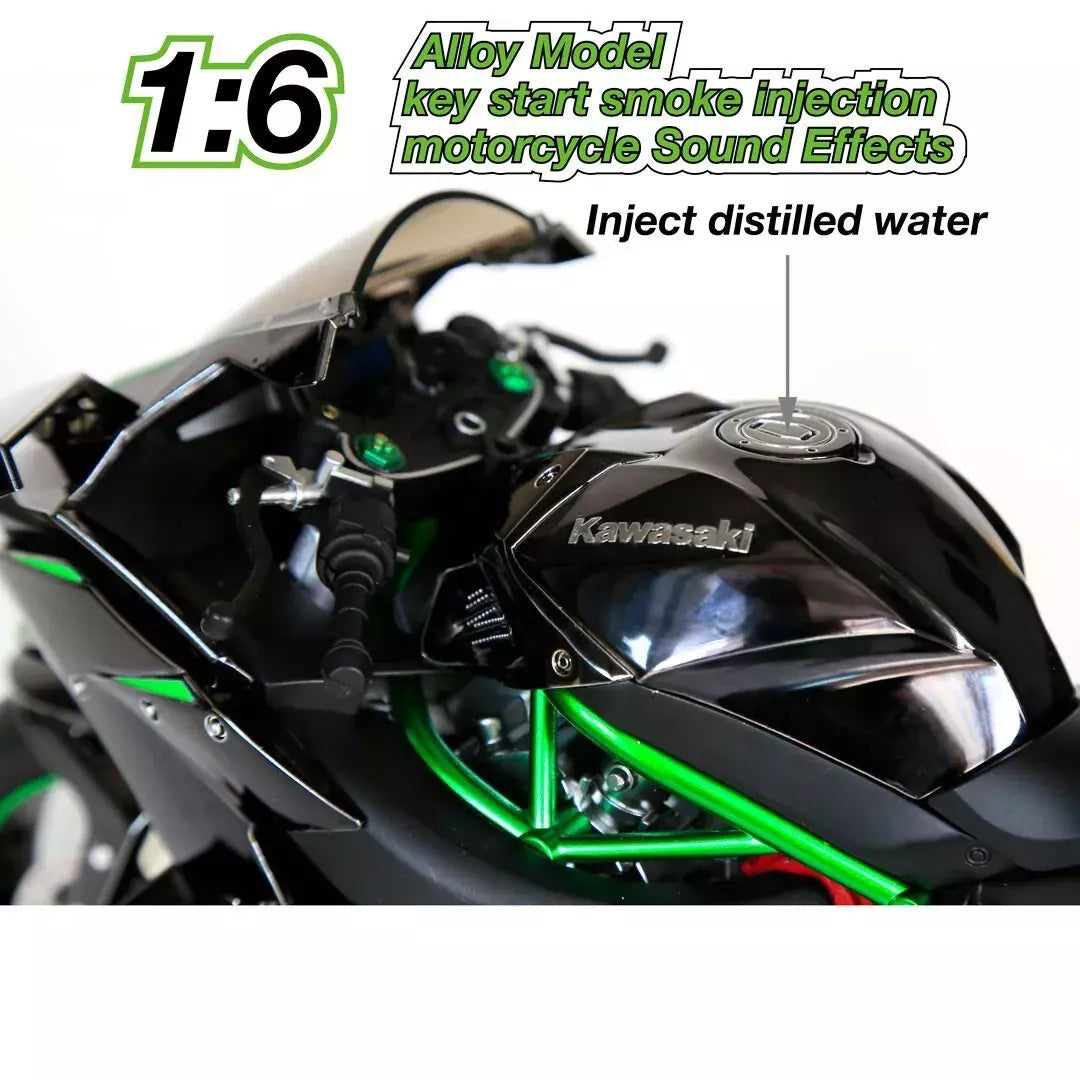 Kawasaki H2R Alloy Model 1:6 Scale (Matte Black)