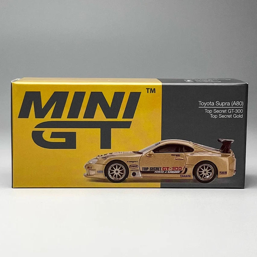 Mini GT Toyota Supra A80 Top Secret GT-300 Top Secret Gold