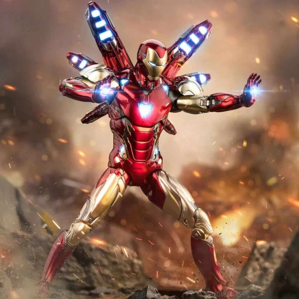 10th Anniversary Series : Marvel Studios : The Infinity Saga - Marvel Avengers Endgame Mark 85 MK85 1.0 Iron Man Collection Figure by ZD Toys