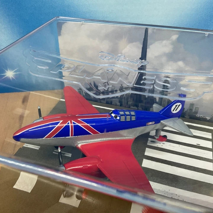 Disney Planes - Bulldog - Scale 1 : 43 Die Cast Plane Wih Acrylic Case