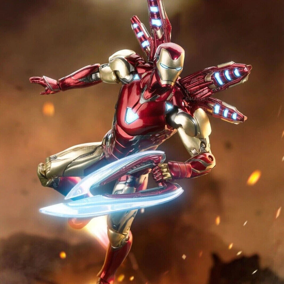 10th Anniversary Series : Marvel Studios : The Infinity Saga - Marvel Avengers Endgame Mark 85 MK85 1.0 Iron Man Collection Figure by ZD Toys
