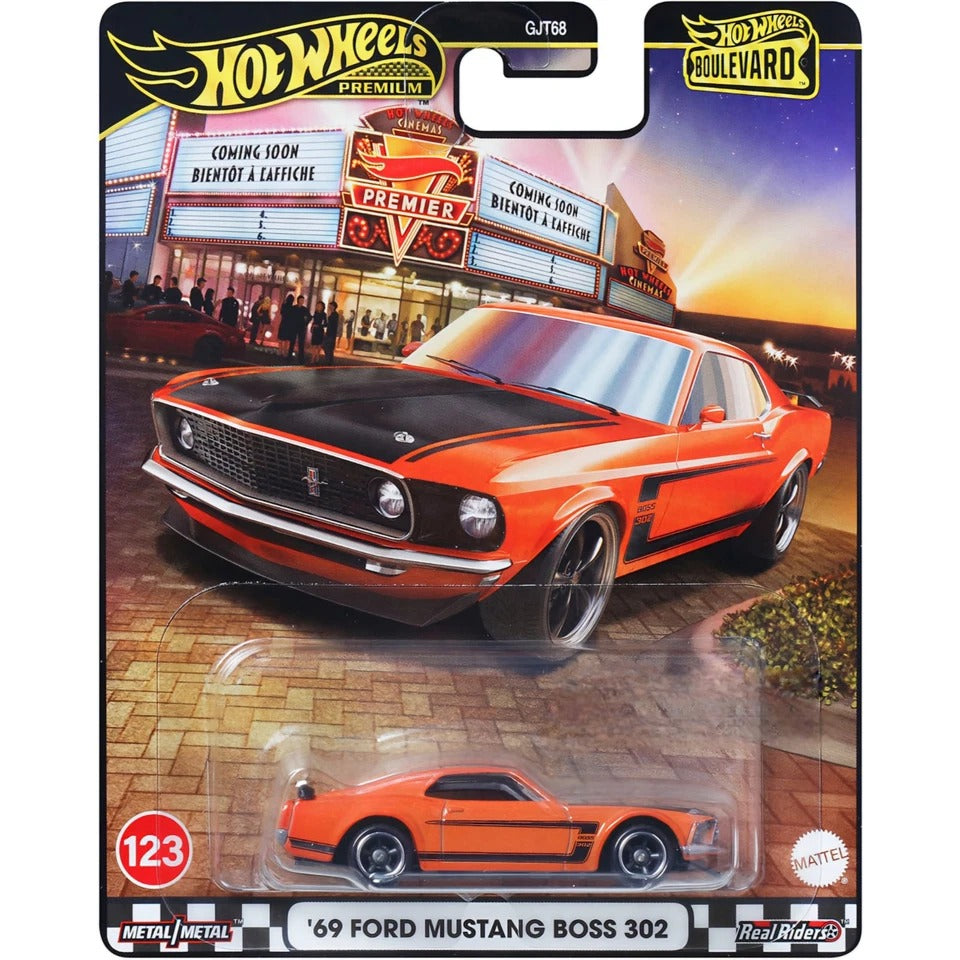 Hot Wheels Premium Imported 2025 Boulevard Exclusive Collection - '69 Ford Mustang Boss 302