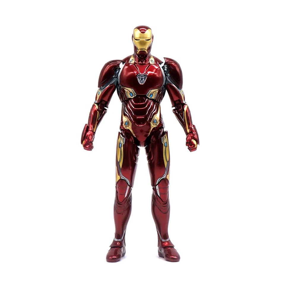 Marvel Studios Avengers infinity War : 10th Anniversary Series The infinity Saga iron Man Mark L MK50 Hand Floating Gun With Platform Figure Set by ZD Toys (Size-9.8 Inch)