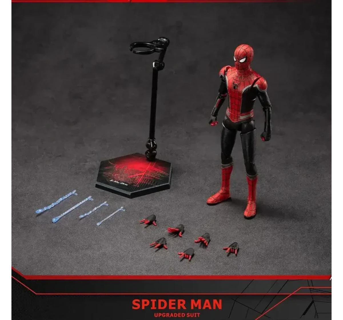 Marvel Spider-Man No Way Home Upgraded Suit Action Figure – 1/10 Scale Collectible ZD Toys Figure