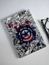 Captain America Splash Out Shield Hardbound Diary