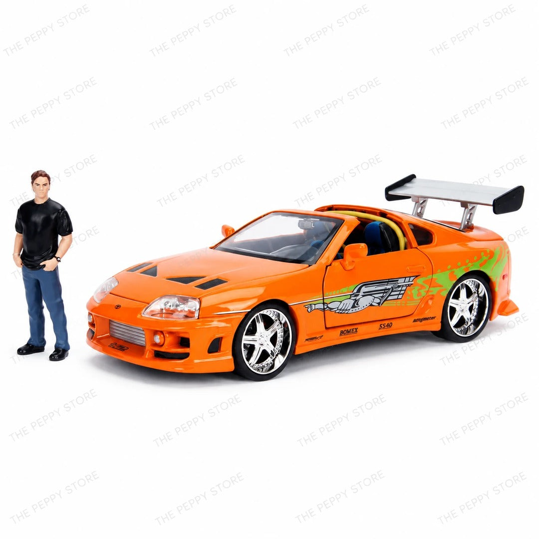 Jada Fast & Furious Brian & Toyota Supra 1:24 diecast set with box