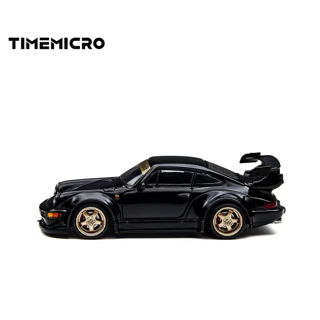 TimeMicro RWB 964 Black 1:64 Scale Alloy Diecast Model Car