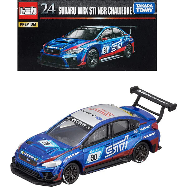 Takara Tomy Tomica Premium Scale 1 : 64 - 24 Subaru WRX STI NBR Challenge
